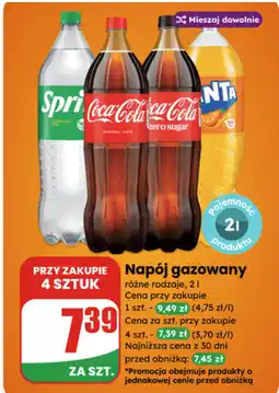 Dino Napój gazowany Coca-Cola / Sprite / Fanta oferta