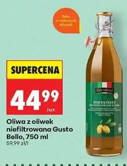 Biedronka Oliwa z oliwek niefiltrowana Gusto Bello oferta