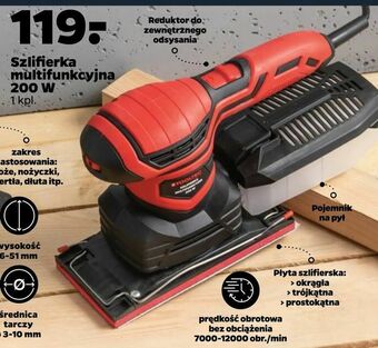 Netto Szlifierka multifunkcyjna 200 W oferta