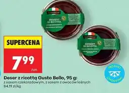 Biedronka Deser z ricottą Gusto Bello oferta