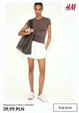 H&M Dopasowany T-shirt z mikrofibry H & M oferta