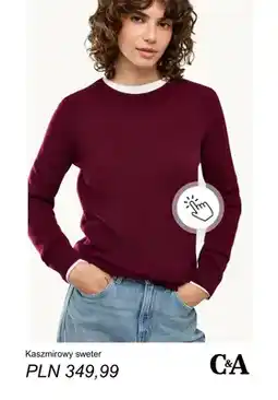 C&A Kaszmirowy sweter C & A oferta