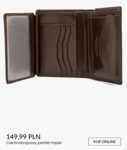 Ryłko Ciemnobrązowy portfel męski oferta