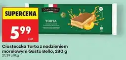 Biedronka Ciasteczka Torta z nadzieniem morelowym Gusto Bello oferta