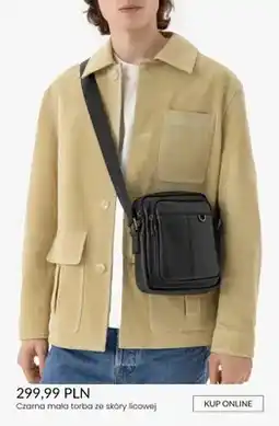 Ryłko Czarna mała torba ze skóry licowej Ryłko oferta