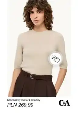 C&A Kaszmirowy sweter z dzianiny C & A oferta