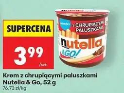 Biedronka Krem z chrupiącymi paluszkami Nutella & Go oferta