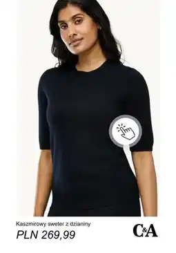 C&A Kaszmirowy sweter z dzianiny C & A oferta