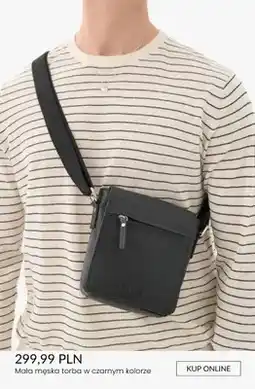 Ryłko Mała męska torba w czarnym kolorze Ryłko oferta