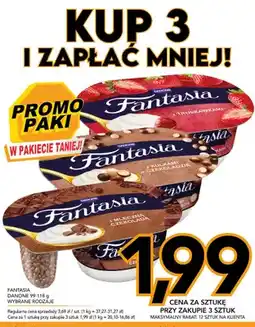 Kupiec Jogurt Fantasia Danone z truskawkami oferta