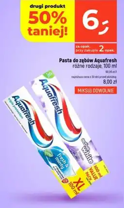Dealz Pasta do zębów Aquafresh oferta