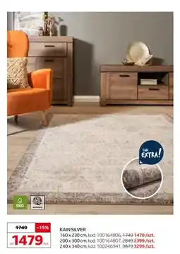 Komfort Dywan Kain Silver 200x300 cm oferta
