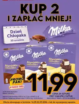 Kupiec Alpejskie Mleczko o smaku czekoladowym Milka oferta