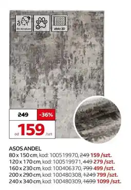 Komfort Dywan Asos Andel 80x150 cm oferta
