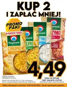 Kupiec Chrupki Przysnacki o smaku żółty ser oferta