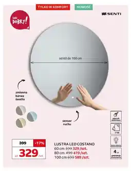 Komfort Lustro LED Costano 60 cm Senti oferta