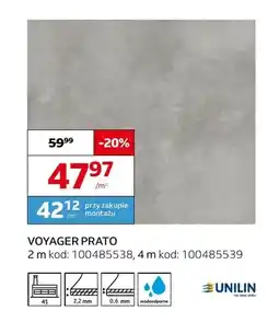 Komfort Wykładzina elastyczna Voyager Prato Unilin oferta