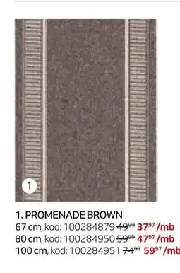 Komfort Chodnik Promenade Brown 67 cm oferta