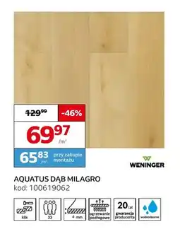 Komfort Panele winylowe Aquatus Dąb Milagro Weninger oferta