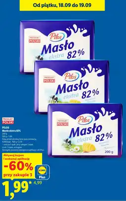 Lidl Masło Pilos oferta