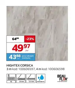 Komfort Wykładzina elastyczna Hightex Corsica Beau Flor oferta