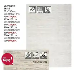 Komfort Dywan Dew Ivory Beige 80x150 cm oferta
