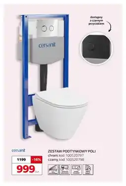 Komfort Zestaw podtynkowy Poli Cersanit oferta