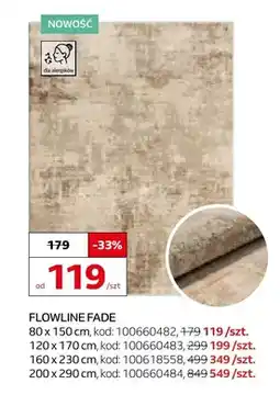 Komfort Dywan Flowline Fade 80x150 cm oferta
