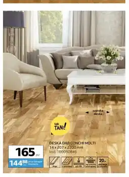Komfort Deska Dąb Conchi Molti 14x207x2200 mm Barlinek oferta
