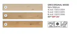 Komfort Gres Orginal Wood 9,8x59,8 cm Cersanit oferta
