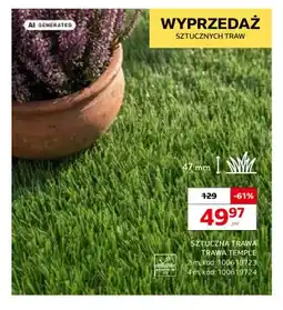 Komfort Sztuczna trawa Temple 47 mm oferta