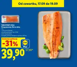 Lidl Pstrąg tęczowy Targ rybny Lidla oferta