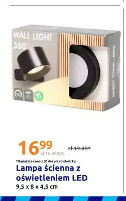 Action Lampa ścienna z oświetleniem LED 9,5x8x4,5 cm oferta