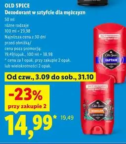 Lidl Dezodorant Old Spice oferta