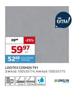 Komfort Wykładzina elastyczna Logitex Cosmos T91 Unilin oferta
