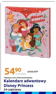 Action Kalendarz adwentowy Disney Princess 24-częściowy oferta
