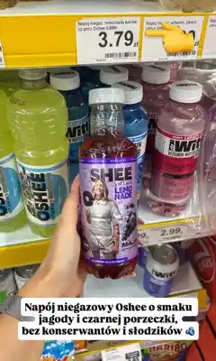 Dino Napój niegazowany Oshee Vitamin Lemonade jagoda i czarna porzeczka oferta