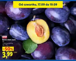 Lidl Śliwki Polski oferta