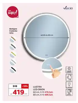 Komfort Lustro LED Orion 60 cm Venti oferta