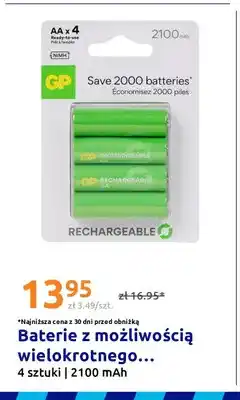Action Baterie z możliwością wielokrotnego ładowania Aa Gp 4-pak oferta