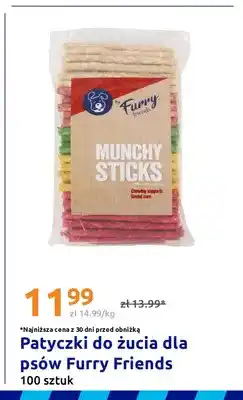 Action Patyczki do żucia dla psów Furry Friends 100 sztuk oferta