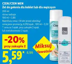 Lidl Żel do golenia Cien oferta