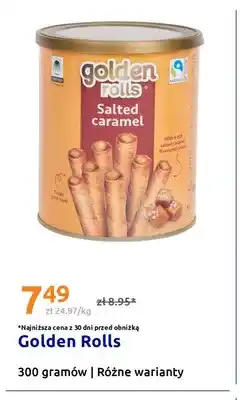 Action Rurki waflowe Golden Rolls oferta