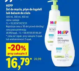 Lidl Płyn do mycia ciała Hipp oferta