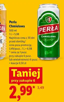 Lidl Piwo Perła oferta