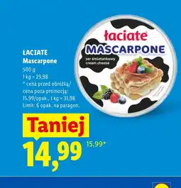 Lidl Mascarpone Łaciate oferta
