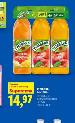 Lidl Sok Tymbark oferta