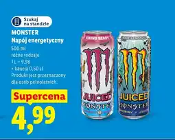 Lidl Napój energetyczny Monster oferta
