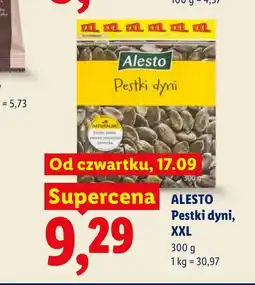 Lidl Pestki dyni Alesto oferta