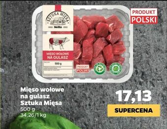 Netto Mięso wołowe na gulasz Sztuka Mięsa oferta